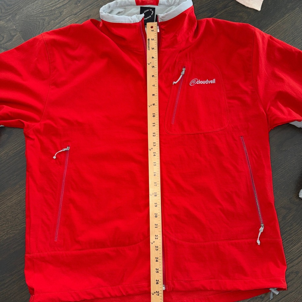 Cloudveil Red Full Zip Jacket Lightweight Outdoor… - image 7